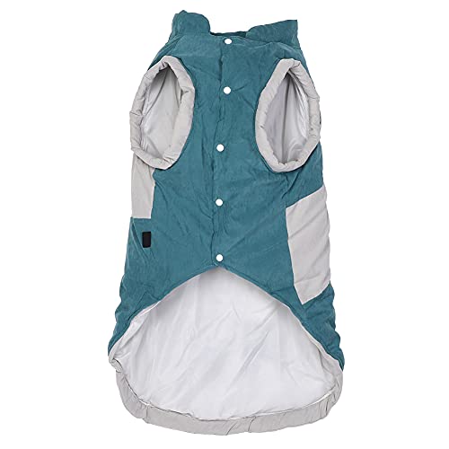 Baumwollblau verdicken schöne weiche Bequeme Haustierkleidung Warmer Mantel für Hunde Winter (XL) von ZLXCAOB