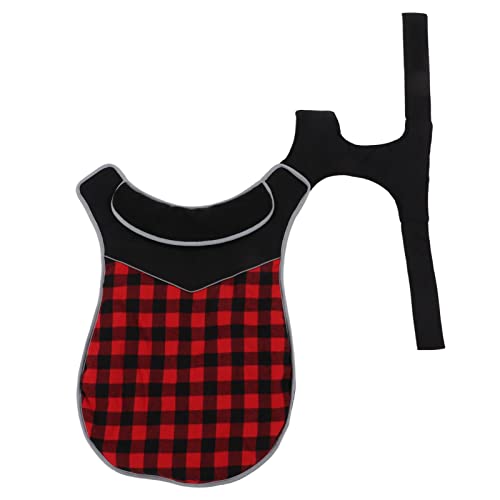 Hundemantel wasserdichte Winddichte reflektierende Winter warme Gitterjacke mittelgroße Hunde Britische Stil (M) von ZLXCAOB