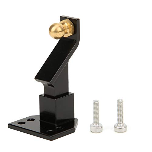 Metal Towing Hitch Hackles Trailer Hook High Performance D90 RC SCX10 RC Accessoire (Schwarz) von ZLXCAOB