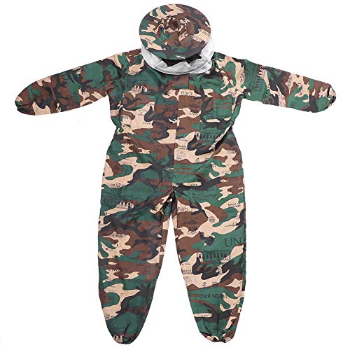 Professionelle Polyester -Baumwoll -Bienenzucht -Jacke Schutz Bienenanzügen Smock Imker Ausrüstung (XXL) von ZLXCAOB