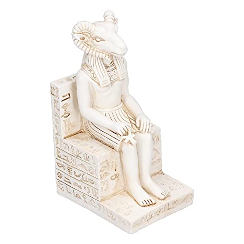 ZLXCAOB Ägyptische Götter, Figur, Harz, langlebig, strapazierfähig, klare Textur, klare Verarbeitung, exquisite ägyptische Schafstatue (SCS-V077-B1)) von ZLXCAOB