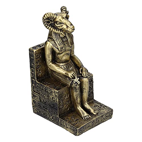 ZLXCAOB Ägyptische Götter Figur haltbarer Harz tragen resistente klare Textur Exquisite Verarbeitung ägyptischer Schafstatue von ZLXCAOB