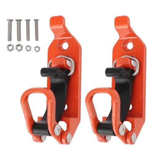 ZLXCAOB Dachregalschaufelhalterung sicheres Metallkautschuk -Klemm -Kit für Autowagenboote (Orange) von ZLXCAOB