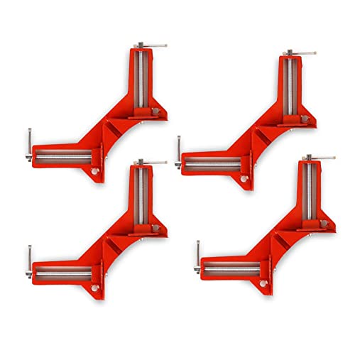 4 Pcs Adjustable Angle Square Clamp, Aluminum Alloy 90 Degree angle Fixture, Woodworking Fixture, Used for Frame Assembly von ZLXHDL