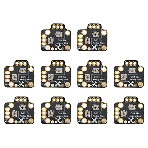 Gamepad Joystick Drift Repair Board, 10 Stück Game Controller Kalibrierungsplatte, Universal 3D Analog Joystick Drift Fix Mod Für Game Controller Schwarz Gamepad Joystick Drift Repair Board, 10 Stück Game Controller Kalibrierungsplatte, Universal 3D Analog Joystick Drift Fix Mod Für Game Controller Schwarz von ZLXHDL