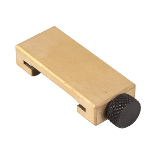 Lineal Stopp -Zaun, Werkzeug Holzbearbeitung Blockfixierblock, Fixblock Ladedge, Messing Locator zur Messung und Markierung der Stahlregel Lineal Stopp -Zaun, Werkzeug Holzbearbeitung Blockfixierblock, Fixblock Ladedge, Messing Locator zur Messung und Markierung der Stahlregel von ZLXHDL