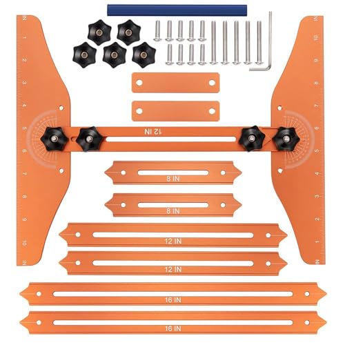 Treppenstufenschalungsinstrument, Aluminiumtreppenstufe -Schalentol, einstellbare Schiebermessung mit Speichergehäuse für Layout und Installation geeignet von ZLXHDL