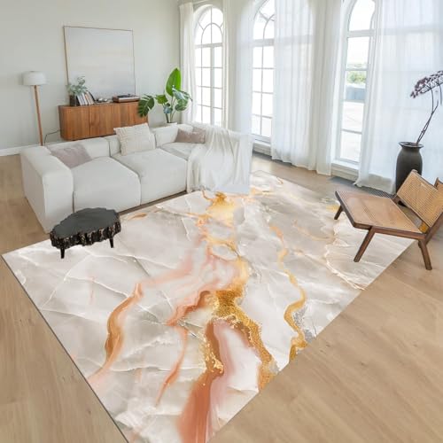 ZLXMN Marmor-Teppiche 140x200cm Abstrakter Knistern Kurzflor Wohnzimmer FläChenteppich Extra Weich Dauerhaft Waschbare FußMatten füR Schlafzimmer Tepishwohnnzimmer Teppichunterlage ZLXMN Marmor-Teppiche 140x200cm Abstrakter Knistern Kurzflor Wohnzimmer FläChenteppich Extra Weich Dauerhaft Waschbare FußMatten füR Schlafzimmer Tepishwohnnzimmer Teppichunterlage von ZLXMN