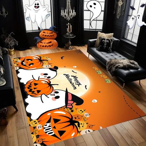 ZLXMN Niedlicher Gruseliger KüRbis-Teppich 60x90cm Herbst Halloween Thema Extra GroßEr Leicht Zu Reinigen Waschbare Teppich Weich Cooles Zeug füR Schlafzimmer Spielzimmer Von Jungen Und MäDchen ZLXMN Niedlicher Gruseliger KüRbis-Teppich 60x90cm Herbst Halloween Thema Extra GroßEr Leicht Zu Reinigen Waschbare Teppich Weich Cooles Zeug füR Schlafzimmer Spielzimmer Von Jungen Und MäDchen von ZLXMN