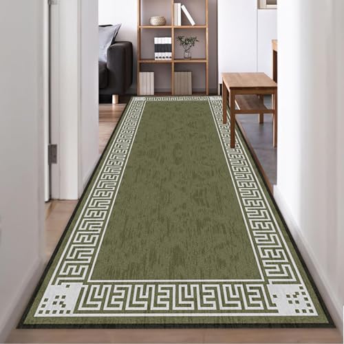 ZLXMN Retro Klassiker GrüNergriechischen Waschbar LäUferteppich,80x200cm,Extra Langer Flur Eingang Teppich, Lange Streifen Rutschfester Weich FußMatten füR KüChenfußMatten ZLXMN Retro Klassiker GrüNergriechischen Waschbar LäUferteppich,80x200cm,Extra Langer Flur Eingang Teppich, Lange Streifen Rutschfester Weich FußMatten füR KüChenfußMatten von ZLXMN