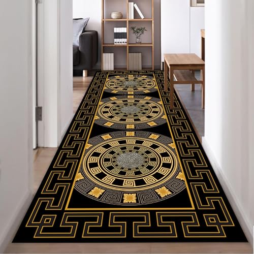 ZLXMN Traditionelle Griechische Flur LäUfer,60x120cm,Klassischer Griechischer SchlüSselrand KüChen Teppich,Atmungsaktive rutschfeste Innenbereich FußMatten füR Schlafzimmer WaschküChe ZLXMN Traditionelle Griechische Flur LäUfer,60x120cm,Klassischer Griechischer SchlüSselrand KüChen Teppich,Atmungsaktive rutschfeste Innenbereich FußMatten füR Schlafzimmer WaschküChe von ZLXMN