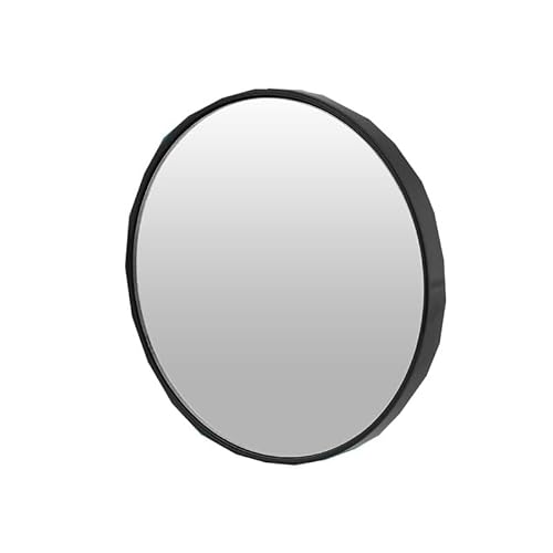 ZLYWE 5-10X HD Saugnapf Vergrößerungsspiegel Kosmetikspiegel Tragbar Rund Wandmontierbar 8.4cm X 8.8cm Gewicht 34g (B Black) von ZLYWE