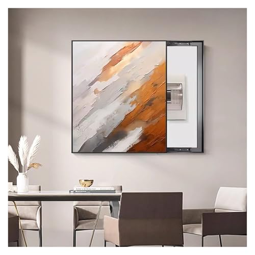 ZLYWE Elektrische Schalttafel Dekoration Box Cover Distribution Box, Kreative Abnehmbare Zählerkastenabdeckung, Innen Stromzähler Abdeckung, Ideal für Ihr Zuhause (70x90cm) von ZLYWE