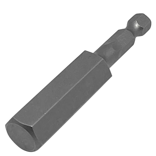 1 x Sechskantkopf-Inbusschlüssel-Bit, 6,35 mm Sechskantschaft, S2-Stahl-Schraubendreher-Bits, 65 mm Länge, magnetische Schraubendreher-Bits, für die Montage von Möbeln (H12) von ZLYY