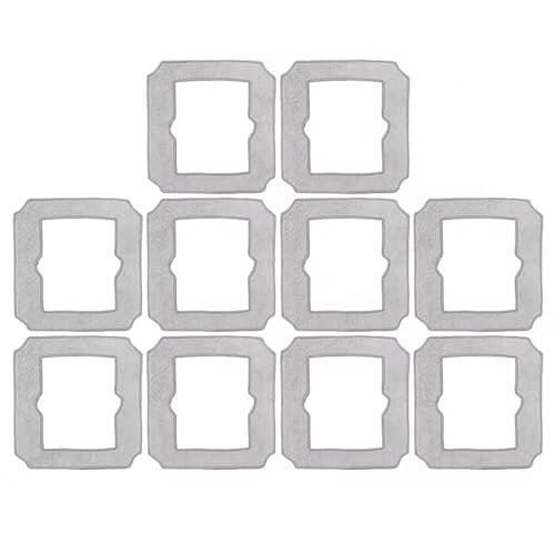 ZLiT Reinigungslappen für Ecovacs Winboot Mini Saugroboter Waschbare Wischtücher Fensterreiniger Lappen (10) von ZLiT