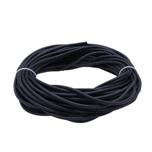 1/3/5M Latex-Gummischläuche 1,6 2 3 4 5 6 7 9 10 12 14 17 mm Hochelastische elastische chirurgische medizinische Schlauchschleuder(Black,3.0 METER_ID 3.0MM X 5MM OD) von ZMCGNO