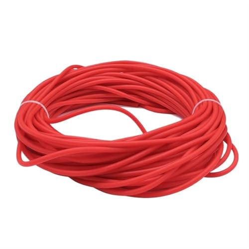 1/3/5M Latex-Gummischläuche 1,6 2 3 4 5 6 7 9 10 12 14 17 mm Hochelastische elastische chirurgische medizinische Schlauchschleuder(Red,3.0 METER_ID 1.8MM X 4.2MM OD) von ZMCGNO