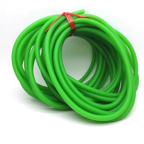 3 X 7 Grünes Naturkautschukband Aus Latex, 3–10 M, 3070 Rohr-Zugseil, Das Latex-Röhren-Seil, Elastisches Gummiband(5 Meters) von ZMCGNO