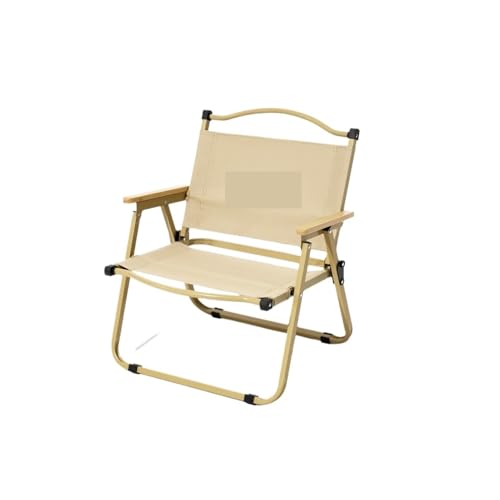 ZMCGNO Campingstuhl Klappstuhl Eisen Kohlenstoffstahl Leichter Stuhl Porta(Low Chair Sand) von ZMCGNO
