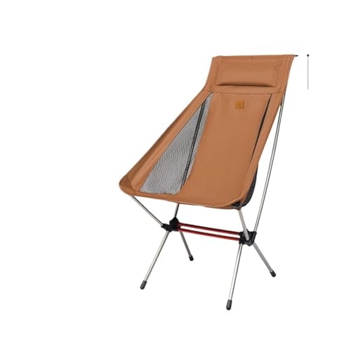 ZMCGNO Campingstuhl Stühle Tragbarer Ultraleichtstuhl Outdoor Klappstuhl Angelstuhl Picknick Strandstuhl(L02-yellow) von ZMCGNO