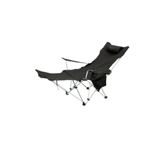 ZMCGNO Outdoor Adjust Klappbarer Loungestuhl Camping Tragbarer Ultraleichter Angelstuhl Director(Black) von ZMCGNO
