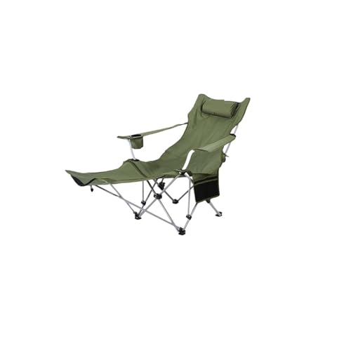 ZMCGNO Outdoor Adjust Klappbarer Loungestuhl Camping Tragbarer Ultraleichter Angelstuhl Director(Green) von ZMCGNO