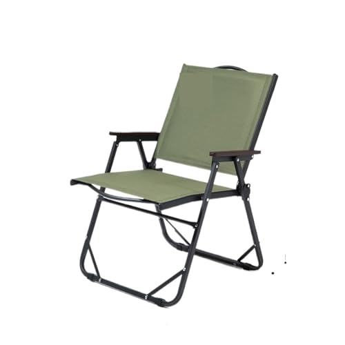 ZMCGNO Outdoor Klapp Camping Stuhl Tragbare Lounge Stuhl Picknick Strand Wandern Trekking(Green) von ZMCGNO