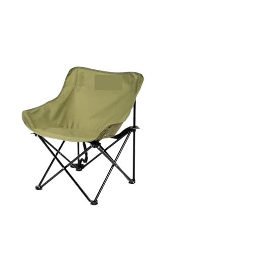 ZMCGNO Outdoor Klappstuhl Mondstuhl Tragbarer Stuhl Campingstuhl Picknickausrüstung Angeln Kleiner Pferdehocker(Olivex4pcs) von ZMCGNO