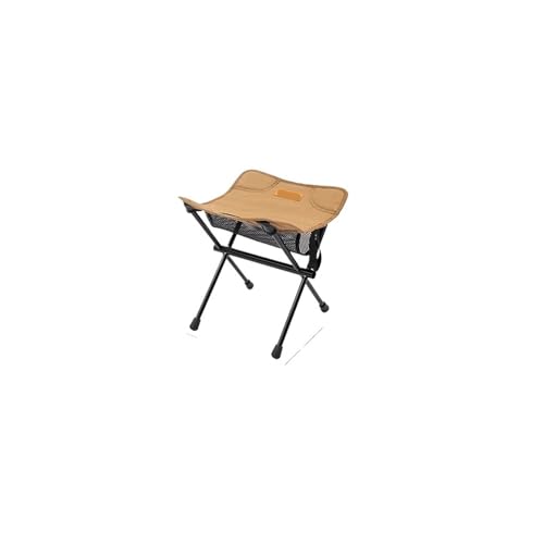 ZMCGNO Outdoor Ultraleicht Klapp Camping Stuhl Wandern Reise Faltbare Angeln Tragbare Aluminium Legierung Strand Mond Stuhl(Khaki) von ZMCGNO