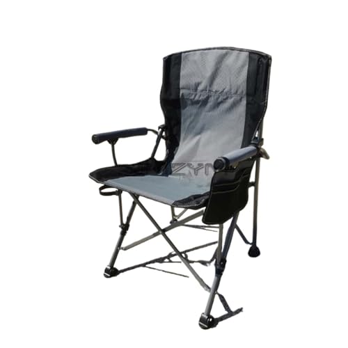 ZMCGNO Stuhl Klapphocker Camping Klappstuhl Muebles Outdoor Möbel Sessel Freizeitfahrzeug Angeln Direktor(Gray) von ZMCGNO