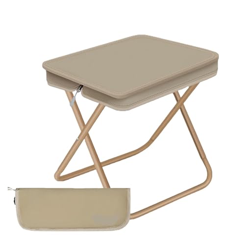 ZMCGNO Tragbare Camping Klapp Klettern Stuhl Vergnügungspark Warten Rucksackreisen(Khaki) von ZMCGNO