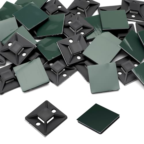 ZMDMAH 100 Stück Schwarz Klebesockel für Kabelbinder, 30 x 30 mm Kabelbefestigung Selbstklebend Schraubsockel Montagesockel Selbstklebend Kabelbinder, Schwarz Kabelbinder Halter für Kabelbefestigung ZMDMAH 100 Stück Schwarz Klebesockel für Kabelbinder, 30 x 30 mm Kabelbefestigung Selbstklebend Schraubsockel Montagesockel Selbstklebend Kabelbinder, Schwarz Kabelbinder Halter für Kabelbefestigung von ZMDMAH