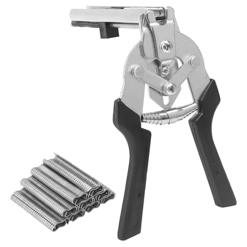 ZMDMAH Wurstclipper Zange mit 600 Clips Wurstclipper Clips Zaunzange Drahtbefestigungszange Zaun Ringzange Geeignet für HundekäFige, VogelkäFige, KaninchenkäFige und Andere TierkäFige ZMDMAH Wurstclipper Zange mit 600 Clips Wurstclipper Clips Zaunzange Drahtbefestigungszange Zaun Ringzange Geeignet für HundekäFige, VogelkäFige, KaninchenkäFige und Andere TierkäFige von ZMDMAH