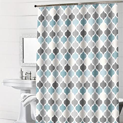 Bagno in Tessuto per la decorazione domestica Tenda da doccia impermeabile Con 12 ganci Lanterna colorata Tende da bagno Poliestere 200x240 cm/79x94 pollici (LxA) von ZMFBHFBH