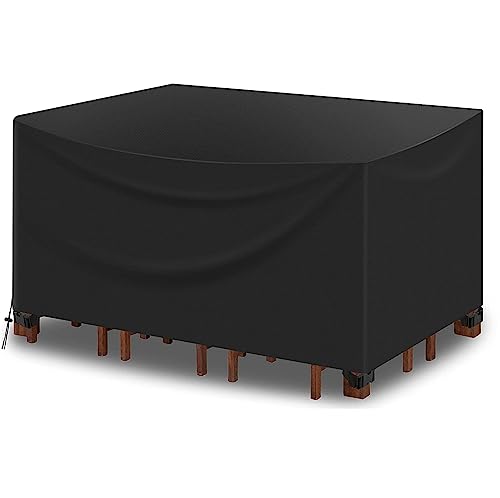 ZMFBHFBH Terrassenmöbel-Set-Abdeckung 100x90x90cm/LxWxH Gartenmöbel Abdeckplane Wasserdicht Outdoor-Garten 1 Stück Möbelbezüge Für Den Außenbereich für Gartentisch Gartenstühle Sitzgruppe, Schwarz ZMFBHFBH Terrassenmöbel-Set-Abdeckung 100x90x90cm/LxWxH Gartenmöbel Abdeckplane Wasserdicht Outdoor-Garten 1 Stück Möbelbezüge Für Den Außenbereich für Gartentisch Gartenstühle Sitzgruppe, Schwarz von ZMFBHFBH