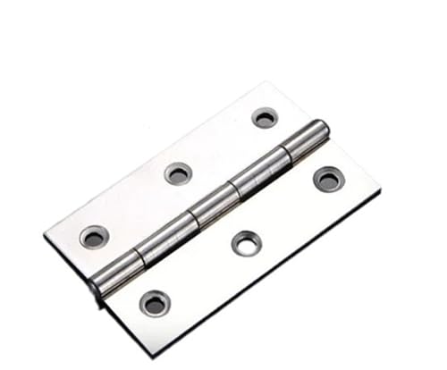 1-4 Zoll Edelstahlscharniere Universal-Möbeltürscharniere Schrankfensterschubladen Heimhardware 2-100 Stück 1 Zoll 2 Zoll 3 Zoll 4 Zoll(2.5 inch,100pcs) von ZMGYF