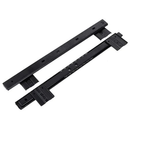 1 Paar Schreibtisch-Tastatur-Schubladenschiene, Schreibtisch-Tablett-Gleitschiene(Silver) von ZMGYF