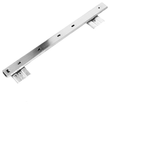 1 Paar verstellbare Tastatur-Regalschienen unter dem Schreibtisch, Computer-Gleitschiene(Black) von ZMGYF