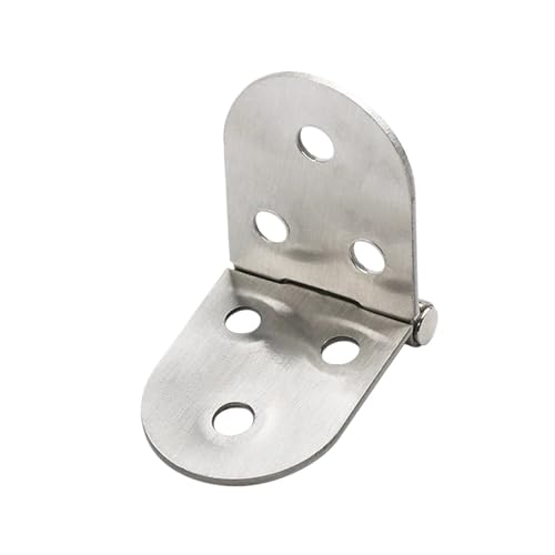 1 Stück Edelstahl-Klapptischscharniere, selbsttragend, bündig montiert, faltbarer Tisch, Schranktürscharnier, Möbelbeschläge von ZMGYF
