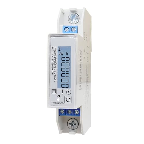 100A Einphasig 230V Din-Schiene Zähler Strom Kwh Zähler Multifunktions Energie Zähler RS485 Modbus RTU Zähler TAC1100(TAC1101 Tariff) von ZMGYF