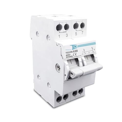 1P 2P 3P 4P 63A MTS Dual Power Manuelle Transfer Trennschalter Interlock Circuit Breaker(4,40A) von ZMGYF