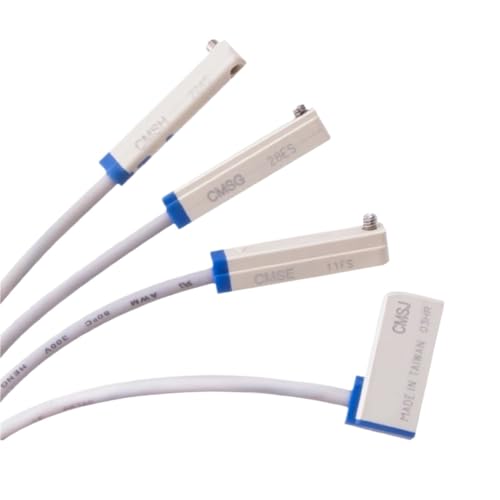 2-DRAHT Magnetischer Näherungsschalter Pneumatischer Zylindersensor CMSG DMSE DMSH CMSJ(Silver,2m) von ZMGYF