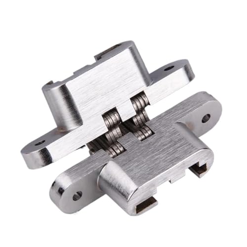 2 STÜCKE 304 Edelstahl Versteckte Scharniere Sieben Größe Unsichtbare Verdeckte Falttürscharnier for Küchenmöbel Hardware(34x140mm) von ZMGYF