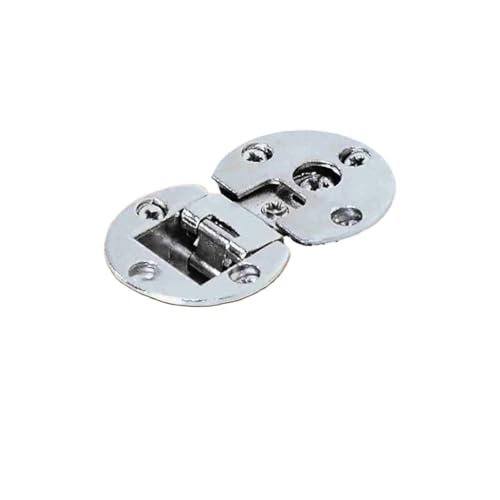 2 Stück Klappscharniere Schranktürklappe Verstecktes Scharnier Zinklegierung Unsichtbare Scharniere Möbelbeschlag Praktische Heimhardware(Style 3) von ZMGYF
