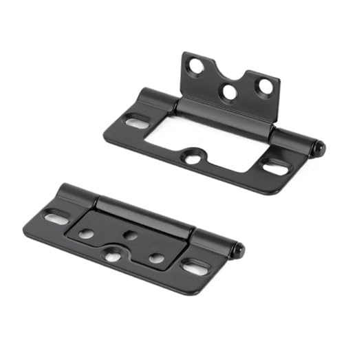 2 stücke Metall Tür Scharniere Schrank Türen Fenster Holz Box Flache Scharnier Home Möbel Hardware Zubehör(Bronze 2pcs) von ZMGYF