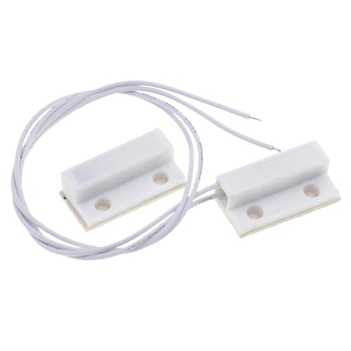 20 Paar MC-38 Verdrahteter Tür-/Fenstersensor MC38 Magnetschalter normalerweise geschlossen NC for Kabelalarmsystem(20 Pair) von ZMGYF