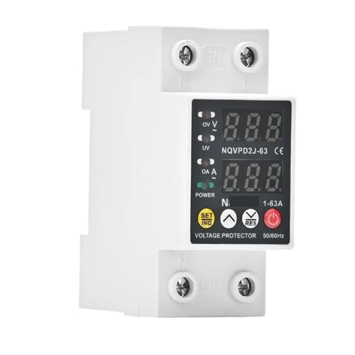 220V 110V Einstellbarer Über-Unterspannungsschutz 50/60Hz 40A 63A Solar-Photovoltaik-Wechselrichter Niederspannungs-Stromzähler-Relais(110V-127V) von ZMGYF