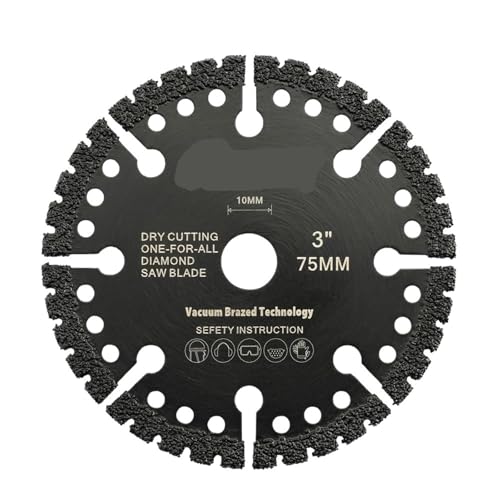 3 "/Dia75mm Diamant Sägeblatt Fliesen Stahl Beton Cutter Grinder Bore10mm Granit Marmor Stahl Trennscheibe(1pc Demolition Disc) von ZMGYF