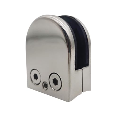 4 stücke Glas Klemme 201 Edelstahl Einstellbare Treppe Handlauf Glas Zaun Klemme Halterung(Silver44 26 65mm) von ZMGYF