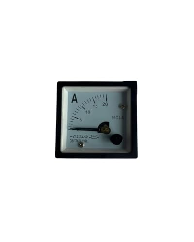 99C1 DC1A2A3A5A10A20A30A50A75A100A Analog Panel Amperemeter Zeiger Typ Strommesser 48 * 48mm(DC 5A) von ZMGYF